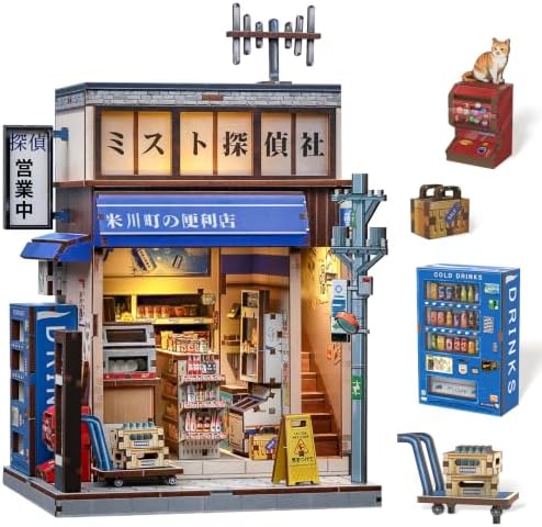 CUTEBEE Book Nook Kit DIY Miniature House Japanese Convenience Store by CUTEBEE