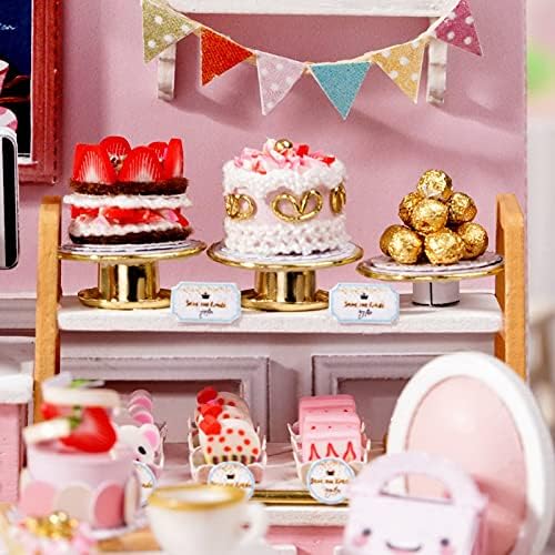 CUTEROOM DIY Doll Room Miniature Furniture Wooden House Kit-Sweet Talk - Image 4