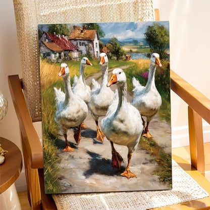 XTCIXAL Paint by Numbers Kit for Adults, Duck, 16X20 Inch - Image 2