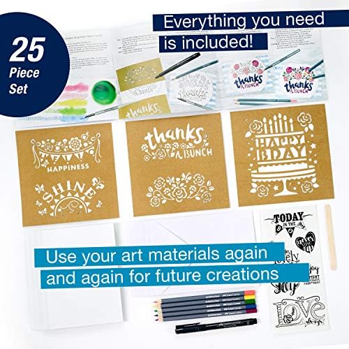 Faber-Castell 20 Minute Studio Card Making for Beginners – Create Your Own DIY Greeting Cards with Watercolors - Image 3