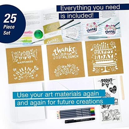 Faber-Castell 20 Minute Studio Card Making for Beginners – Create Your Own DIY Greeting Cards with Watercolors - Image 3