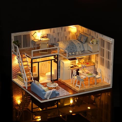 DIY Miniature Dollhouse Kit with Furniture Plus Dust Proof & Music Movement - Image 2