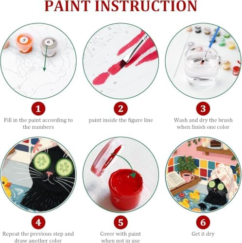 WUDWL Paint by Numbers Kit for Adults Beginner, with Framed - Image 7