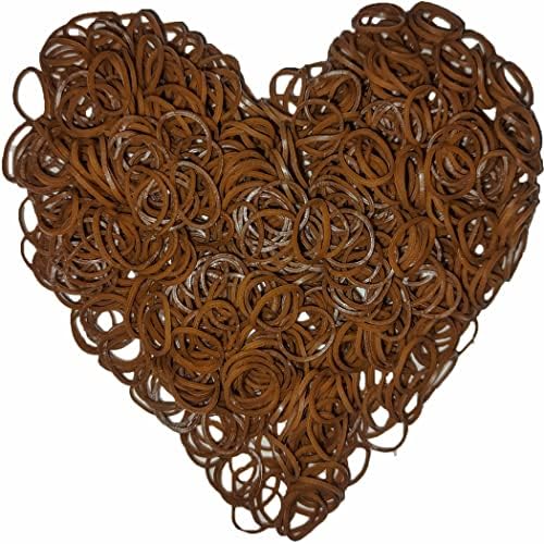 Loom Rubber Band Refill, Coffee 900 Pcs. by Yowamho
