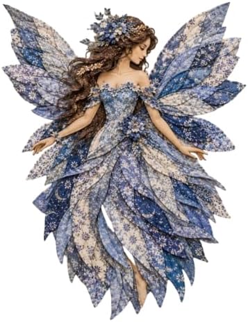 WGOHNUAHA Fairy Patchwork DIY Kit, DIY Flower Fairies Patchwork Sewing Kit by Unknown
