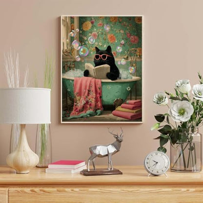 HITO Cat Paint by Numbers Kit for Adults 16x20 Inch Frameless - Image 6