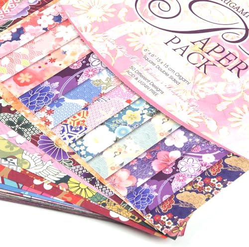 Origami Paper 100 Sheets, 6-Inch Square Double Sided Colored Craft Paper - Image 6