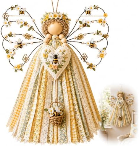 JMHKKUJ Angel Fabric Hanging DIY Kit, Macrame Wall Weaving Craft by Unknown