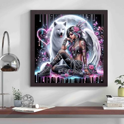 Diamond Art Kits for Adults, Wolf Diamond Art Painting Kits for Adults - Image 4