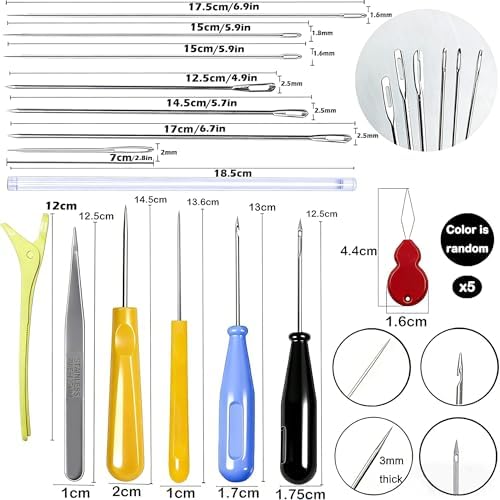 18PCS Candle Punch Tool Professional Candle Wick Needle for Silicone Molds and Candles,Hook Punch Needle Wick for Molds,Candle Making Supplies for Beginner - Image 3