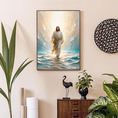 BAWKENTON Jesus Paint by Numbers kit for Adults and Kids - Image 5