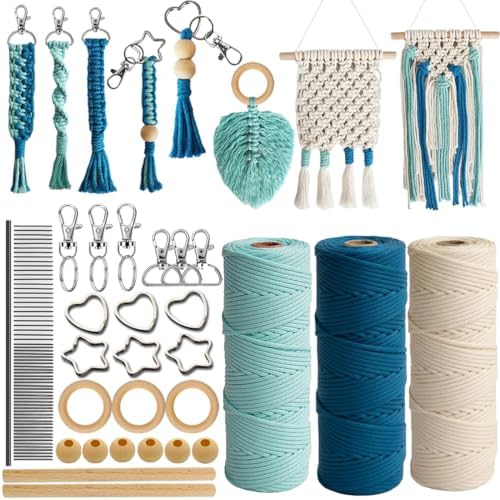 Ewparts Art Craft Macrame Kits for Adult Beginner with Instruction Book by Ewparts