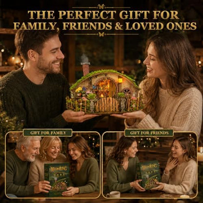 Roroom DIY Miniature House Kit, Fantasy Hillside Cottage Dollhouse Kit - Image 6