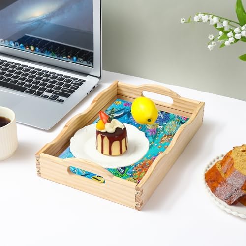 EWJRNSF Diamond Art Kits for Adults Wooden Serving Trays with Handles - Image 7