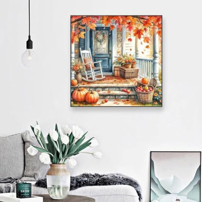 Thanksgiving Cross Stitch Kits for Beginners Adults - Pumpkin Counted Cross Stitch Kits Needlepoint Cross-Stitch Patterns Dimensions Needlecrafts Embroidery Kits Arts and Crafts - Image 4