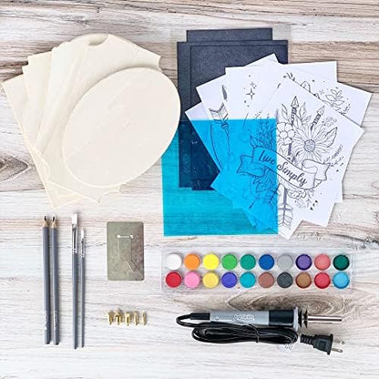 ArtSkills Wood Burning Kit for Beginners - 48 Piece Woodburning Gift Set - Image 4