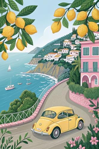 CasaWeave Lemon Paint by Numbers Kits for Adults, DIY Lemon Tree Adult Paint by Number Kits on Canvas, Watercolor Oil Painting by Number for Adults Home Decor (16x20 Inch) by Unknown