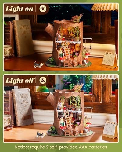 Rolife Tree House DIY Miniature Dollhouse Kit Gift for Adults - Image 5