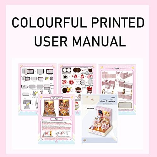 CUTEROOM DIY Doll Room Miniature Furniture Wooden House Kit-Sweet Talk - Image 7