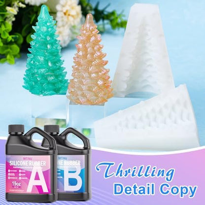 Silicone Mold Making Kit, 38.8oz 15A Elastic Liquid Silica Gel - Image 3