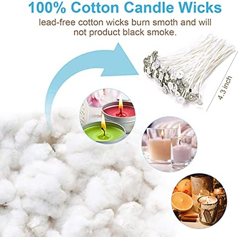 DINGPAI Candle Making Kit, Candle Make Pouring Pot and Wicks - Image 4