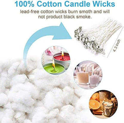 DINGPAI Candle Making Kit, Candle Make Pouring Pot and Wicks - Image 4