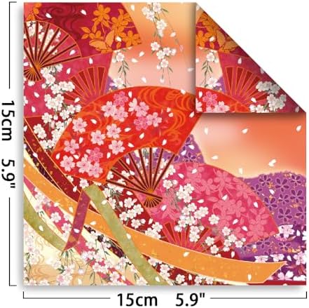 6x6" Origami Paper,100Sheets Double Sided Colored Paper,Square Craft Paper - Image 2