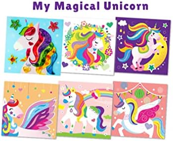 C.S. Kids DIY Paper Quilling Arts & Crafts Gifts – My Magical Unicorn| 3D Paper Quilling Design Kits for Kids, Make Your Own Paper Art (Paper Strips & Tools Included) - Image 2