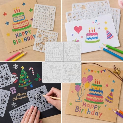 28 Blank card making supplies, Creative Greeting Card Set for Adults - Image 4