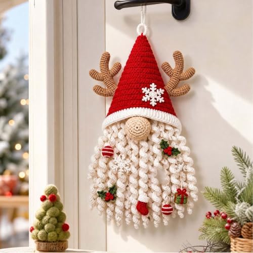 DIY Seasonal 3D Crochet Door Hanger Kit Collection, Halloween Handmade - Image 2