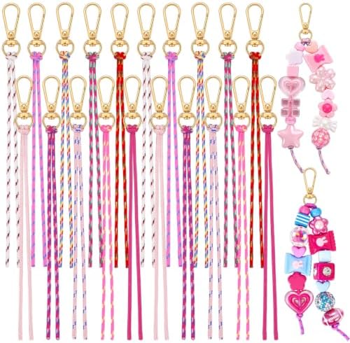 Wurosi 33 Pcs Paracord for Keychain Making, Beadable Keychain Making Kit by Unknown