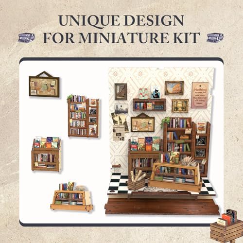 Fsolis Book Nook Kit, Jack's Bookery - Image 5