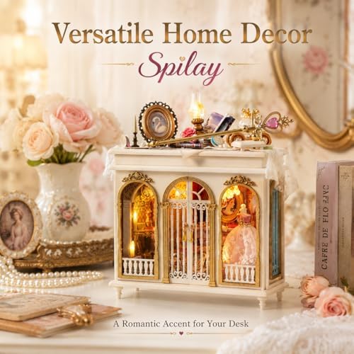 Spilay DIY Miniature House Kit for Adults, Miniature Dollhouse Kit - Image 4