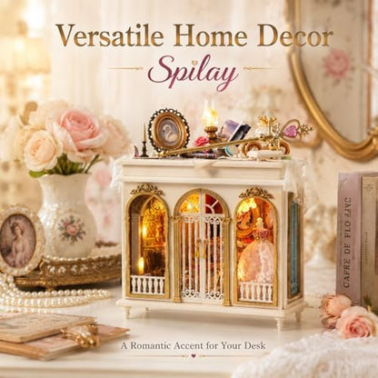Spilay DIY Miniature House Kit for Adults, Miniature Dollhouse Kit - Image 4