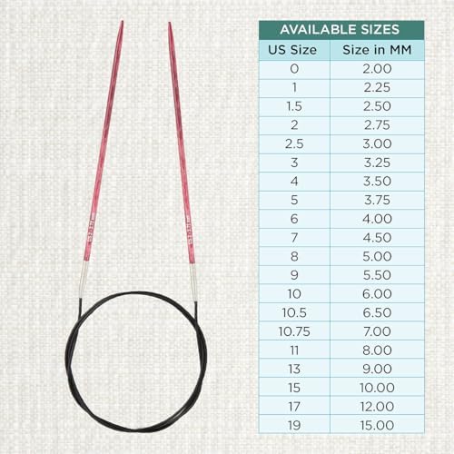 KnitPro Dreamz Fixed Circular Needles 40" (100cm) | US Size 2 (2.75mm) - Image 4