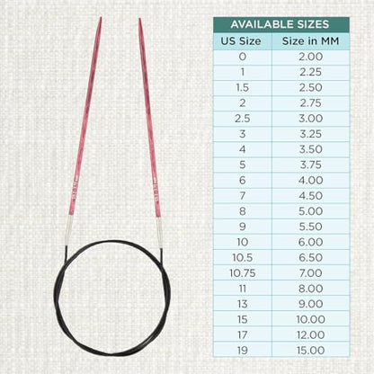 KnitPro Dreamz Fixed Circular Needles 40" (100cm) | US Size 2 (2.75mm) - Image 4