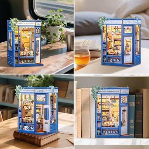 Fsolis Book Nook Kit 3D Wooden Puzzles for Adults - Image 5