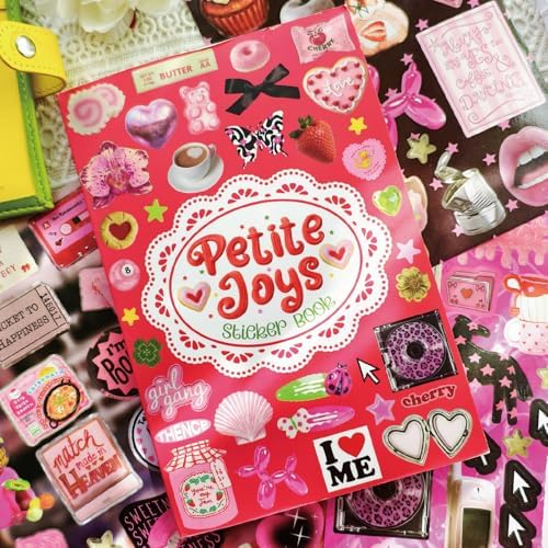 PRSTINCOL Sweetheart Vintage Style Sticker Book, 30 Pages of Aesthetic Stickers for Journaling Adults, Cute Retro Floral and Love Ephemera, 8.3 by 5.5 Inches, Over 550 Pieces - Image 2