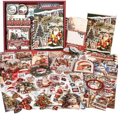 Scrapbooking Supplies Kit, Vintage Junk Journal Supplies,Cute Scrapbook Kit by OFFIGIFT