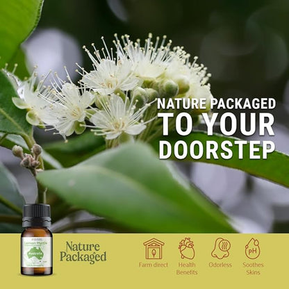 Nature Packaged Lemon Myrtle Essential Oil - Experience an Invigorating, Fresh Citrus Aroma - Pure, Undiluted Therapeutic Grade Essential Oil - 5 ml