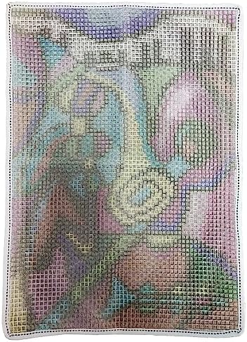 ZFFLYH Latch Hook Kits DIY Crochet Yarn Rugs Tapestry Hooking Needlework Crafts Arts Kit Color Preprinted Pattern Home Decoration Festival Gift for Adults and Kids,Flowers - Image 6