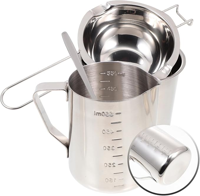 SEWACC DIY Candle Making Kit with Wax Melting Pot and Craft Tools for Beginners Handmade Scented Candle Material for Adults and Use Wax Pouring Supplies