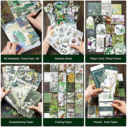 Scrapbook Supplies Kit, Vintage Junk journaling Supplies, Scrapbooking Kit - Image 2