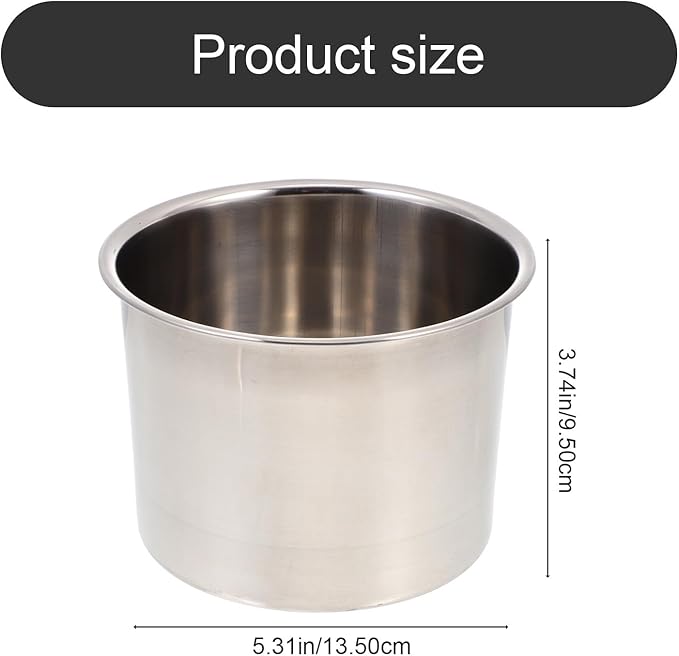 EXAOMBLE Candle Making Material with Handle Wax Melting Cup for DIY Candle Crafting Multipurpose Wax Pouring Pot Soap for Creative DIY Projects
