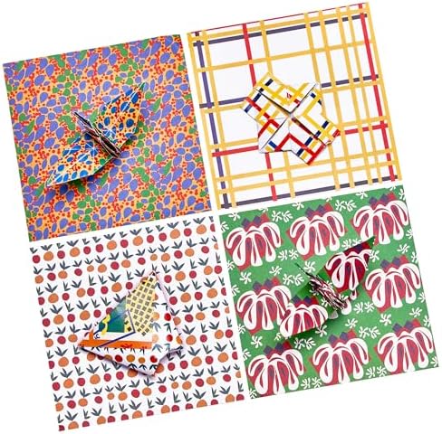 JoyCat Modern Art Patterned Origami Paper, 50 Double-Sided Sheets, 6x6 Inch - Image 2