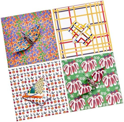 JoyCat Modern Art Patterned Origami Paper, 50 Double-Sided Sheets, 6x6 Inch - Image 2