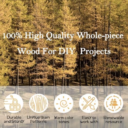 60 PCS Unfinished Wood Coasters, Solid Wooden Blanks for Laser Engraving - Image 4