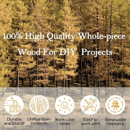 60 PCS Unfinished Wood Coasters, Solid Wooden Blanks for Laser Engraving - Image 4