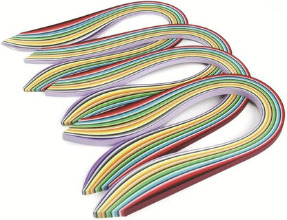 ODETOJOY White Quilling Paper Strips 7mm Crafts 1/4" Off White Cream Paper Quilling Set for Beginners Card Making Scrapbooking-180pcs, 54cm (36 Colors) - Image 2