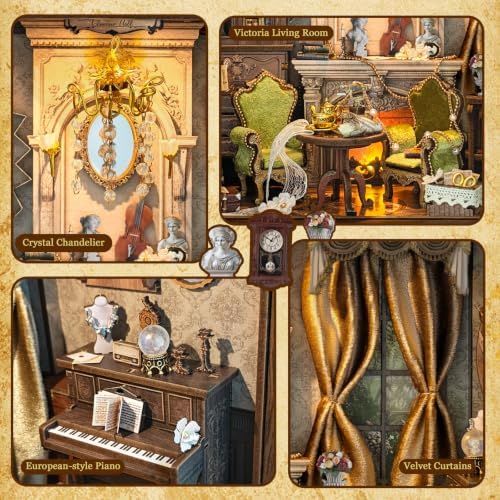 Glimmer Hall DIY Miniature House Shadow Box Kit - Image 6